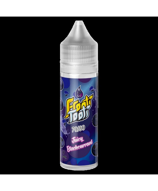JUICY BLACKCURRANT E LIQUID BY FROOTI TOOTI 50ML 70VG