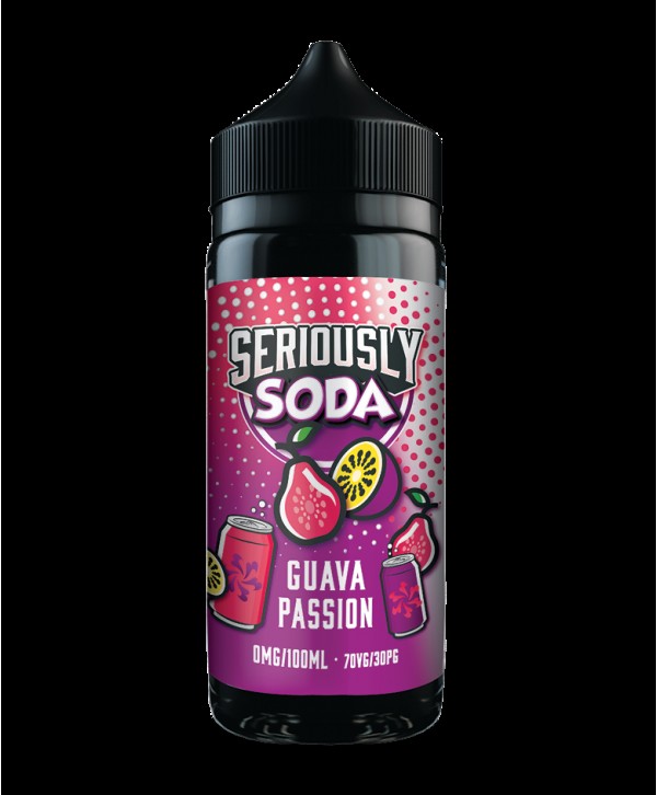 GUAVA PASSION E-LIQUID BY SERIOUSLY SODA / DOOZY VAPE CO 100ML 70VG