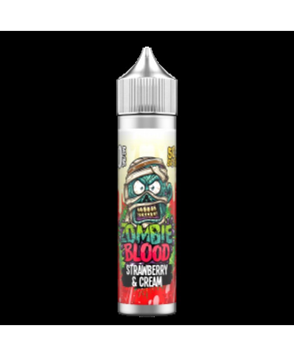 STRAWBERRY AND CREAM BY ZOMBIE BLOOD 50ML 100ML 50VG