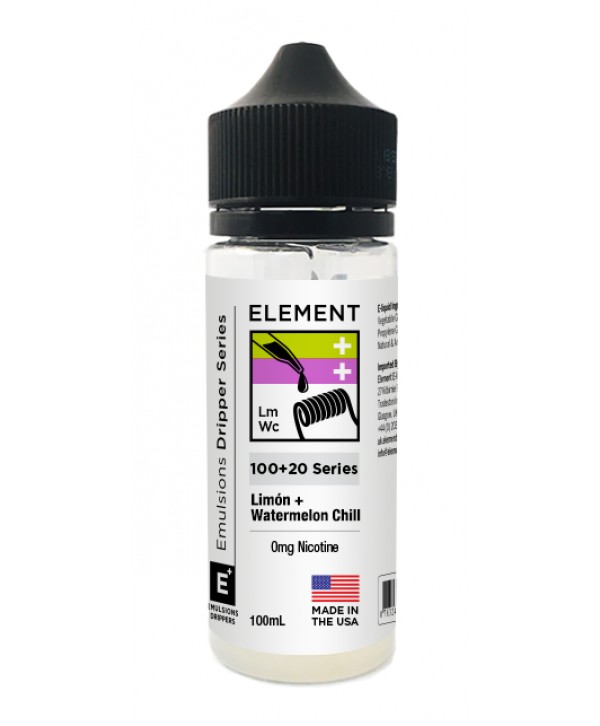 LIMON + WATERMELON CHILL BY ELEMENT 100ML 80VG
