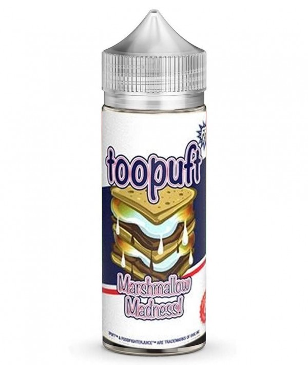 MARSHMALLOW MADNESS E LIQUID BY FOOD FIGHTER JUICE - TOO PUFT 100ML 80VG