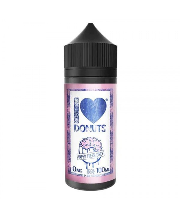 I LOVE DONUTS BLUEBERRY E LIQUID BY MAD HATTER 100ML 70VG