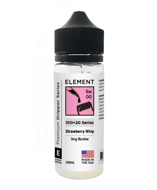 STRAWBERRY WHIP BY ELEMENT 100ML 80VG