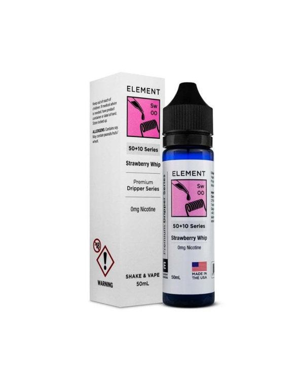 STRAWBERRY WHIP BY ELEMENT 50ML 80VG