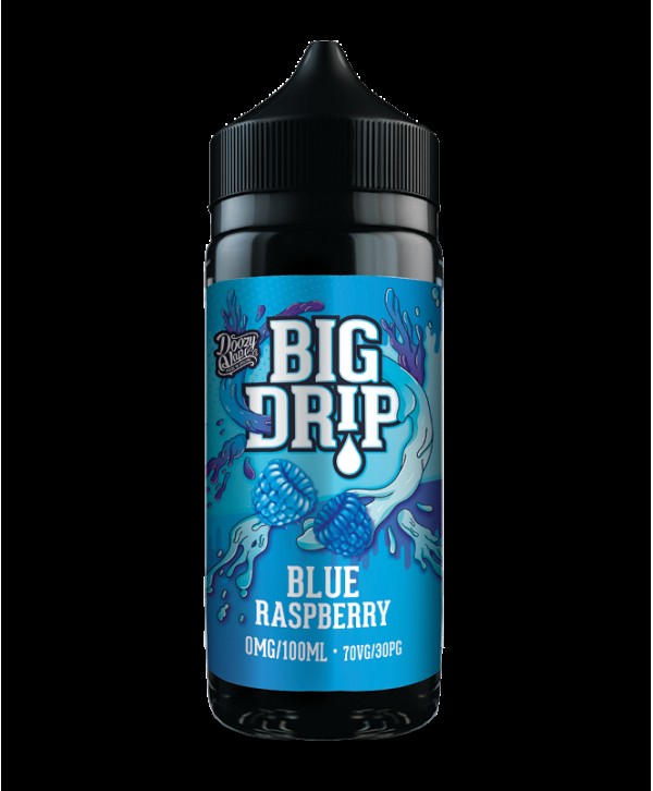 BLUE RASPBERRY E LIQUID BY BIG DRIP - DOOZY VAPE 100ML 70VG