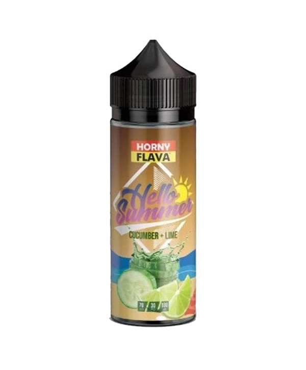 CUCUMBER AND LIME THE SUMMER EDITION E LIQUID BY HORNY FLAVA 100ML 70VG