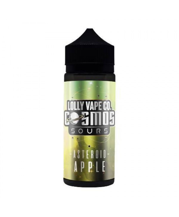 ASTEROID APPLE E LIQUID BY LOLLY VAPE CO - COSMOS SOURS 100ML 80VG