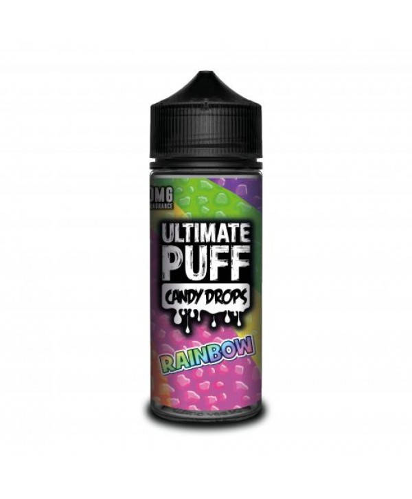 RAINBOW E LIQUID BY ULTIMATE PUFF CANDY DROPS 100ML 70VG