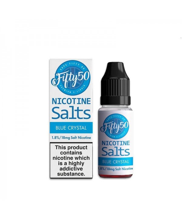 BLUE CRYSTAL NICOTINE SALT E-LIQUID BY FIFTY50 SALTS