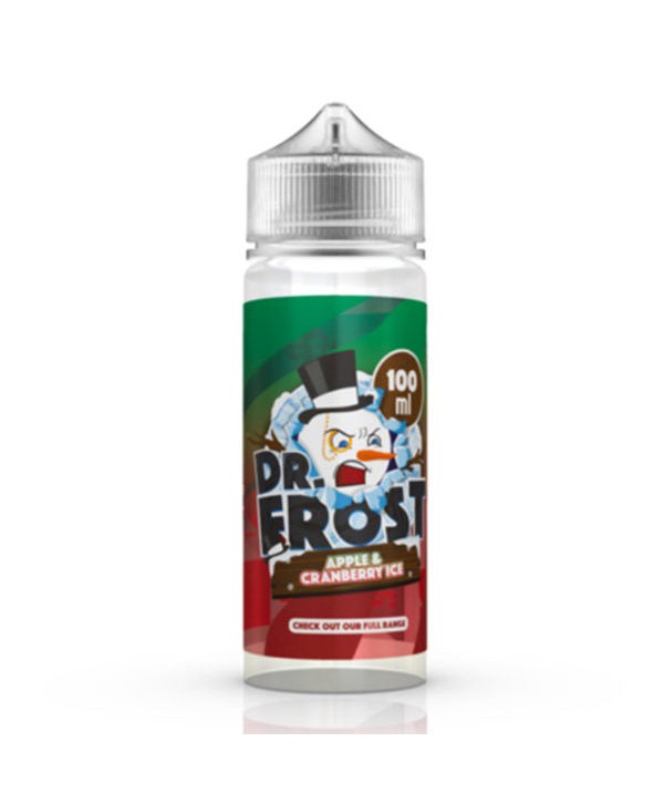 APPLE AND CRANBERRY ICE E LIQUID BY DR FROST 100ML 70VG