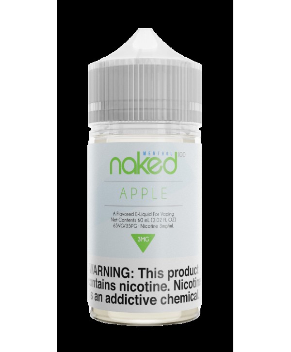 APPLE (FORMERLY APPLE COOLER) E LIQUID BY NAKED 100 - MENTHOL 50ML 70VG