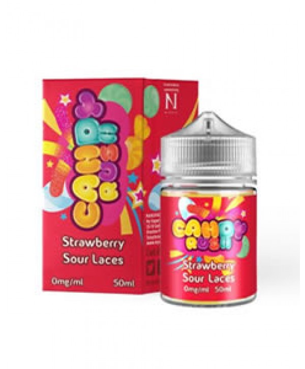 STRAAWBERRY SOUR LACESE LIQUID BY CANDY RUSH 50ML 80VG