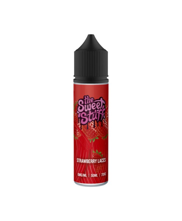 STRAWBERRY LACES E LIQUID BY THE SWEET STUFF 50ML 70VG