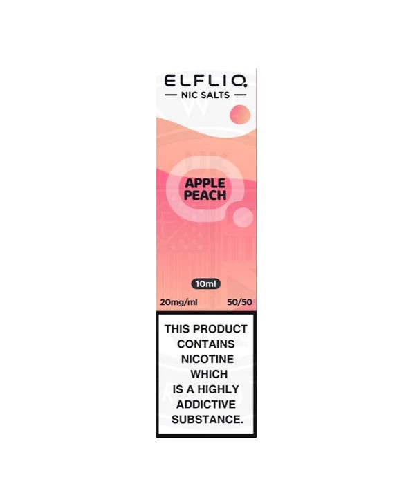 APPLE PEACH NICOTINE SALT E-LIQUID BY ELFLIQ - ELFBAR