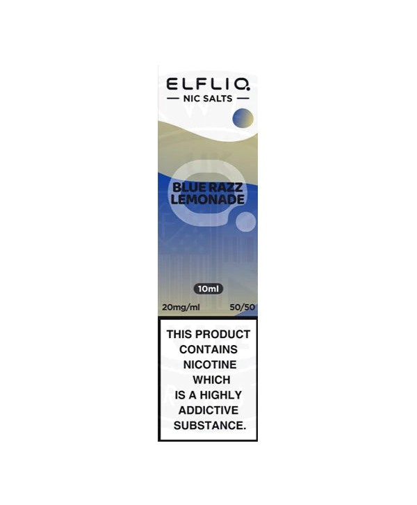 BLUE RAZZ LEMONADE NICOTINE SALT E-LIQUID BY ELFLIQ - ELFBAR