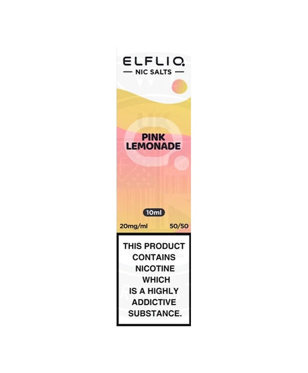 PINK LEMONADE NICOTINE SALT E-LIQUID BY ELFLIQ - ELFBAR