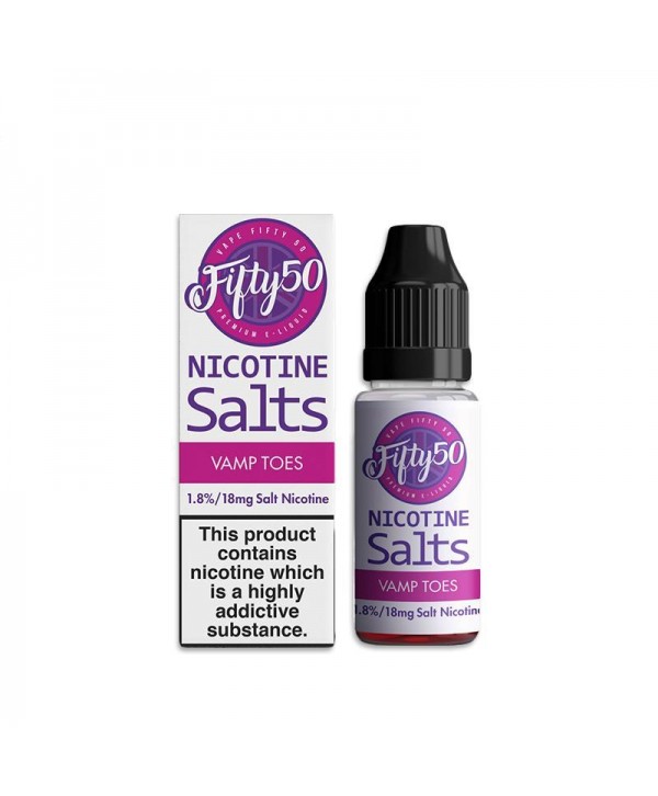 VAMP TOES NICOTINE SALT E-LIQUID BY FIFTY50 SALTS