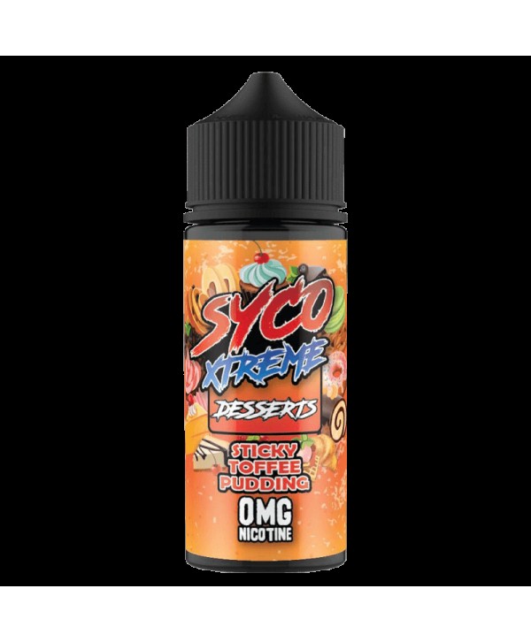 STICKY TOFFEE PUDDING E LIQUID BY SYCO XTREME DESSERTS 100ML 80VG