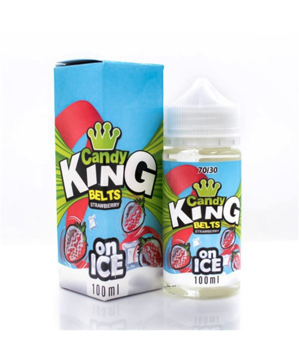 STRAWBERRY BELTS ON ICE E LIQUID BY CANDY KING 100ML 70VG